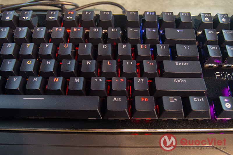 Bàn phím cơ Fuhlen Eraser Mechanical Blue Switch Black